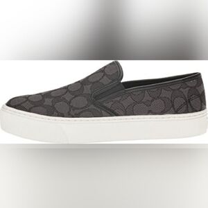 COACH CAMERON SIGNATURE OUTLINE SLIP ON SHOES